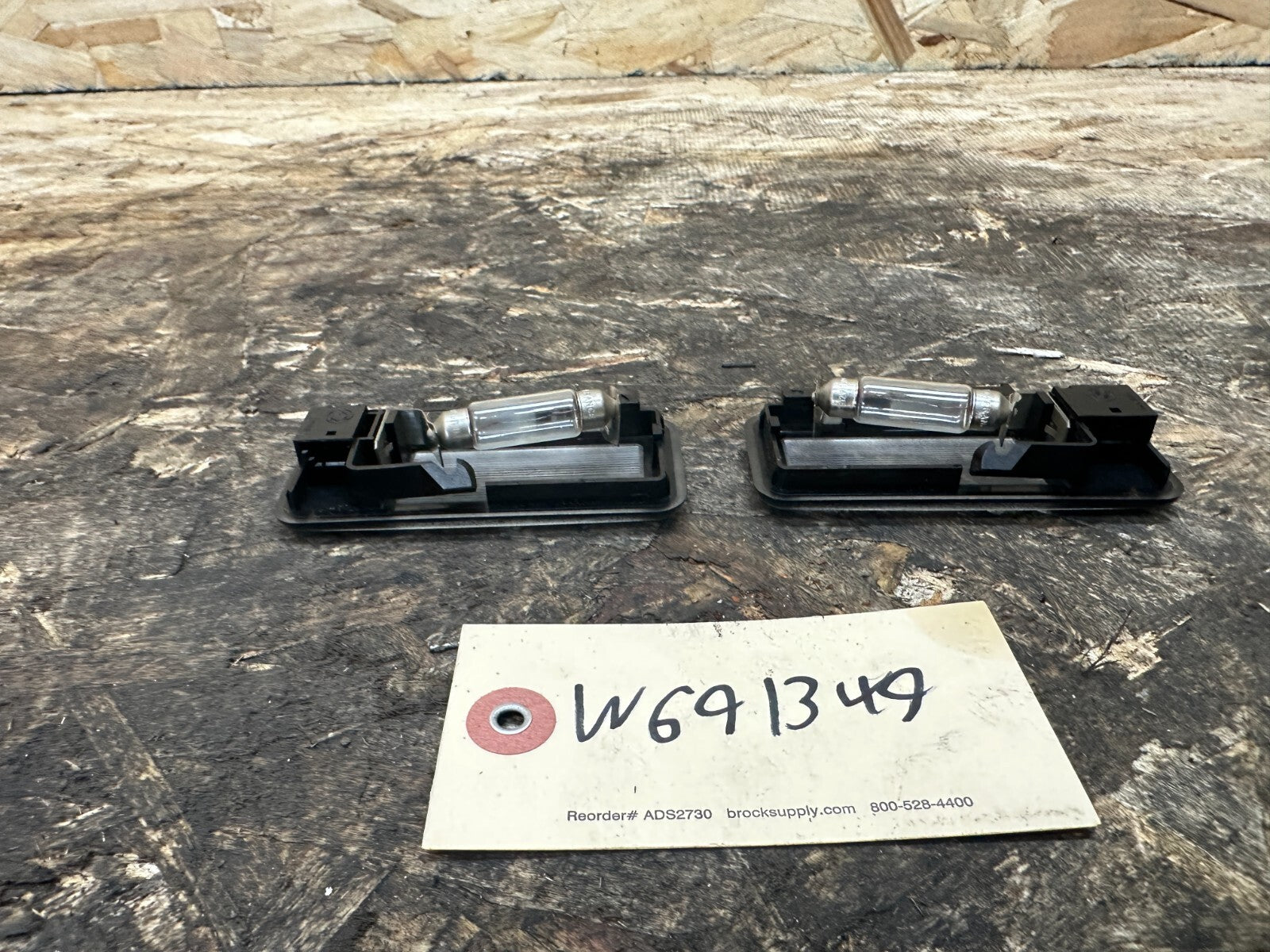 BMW 2003-2006 E83 X3 INTERIOR READING LIGHT SET BLACK OEM 140929+30
