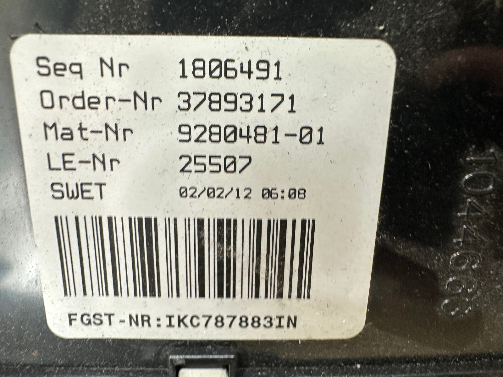 BMW 11-13 F10 5 SERIES SPEEDOMETER INSTRUMENT GAUGE CLUSTER MPH OEM 9280481
