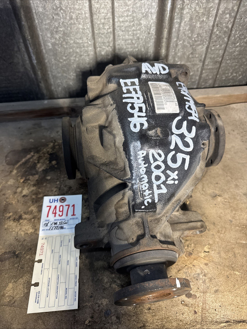 BMW REAR DIFFERENTIAL 3 SERIES E46 AUTOMATIC FINAL DRIVE 3.46 7500780