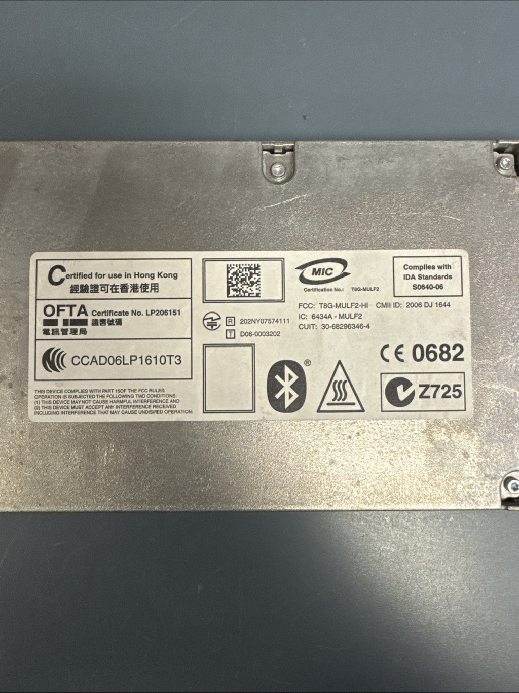 BMW 1 3 5 E60 E70 E81 E90 F01 F10 Bluetooth Control Module High MULF2 9229740