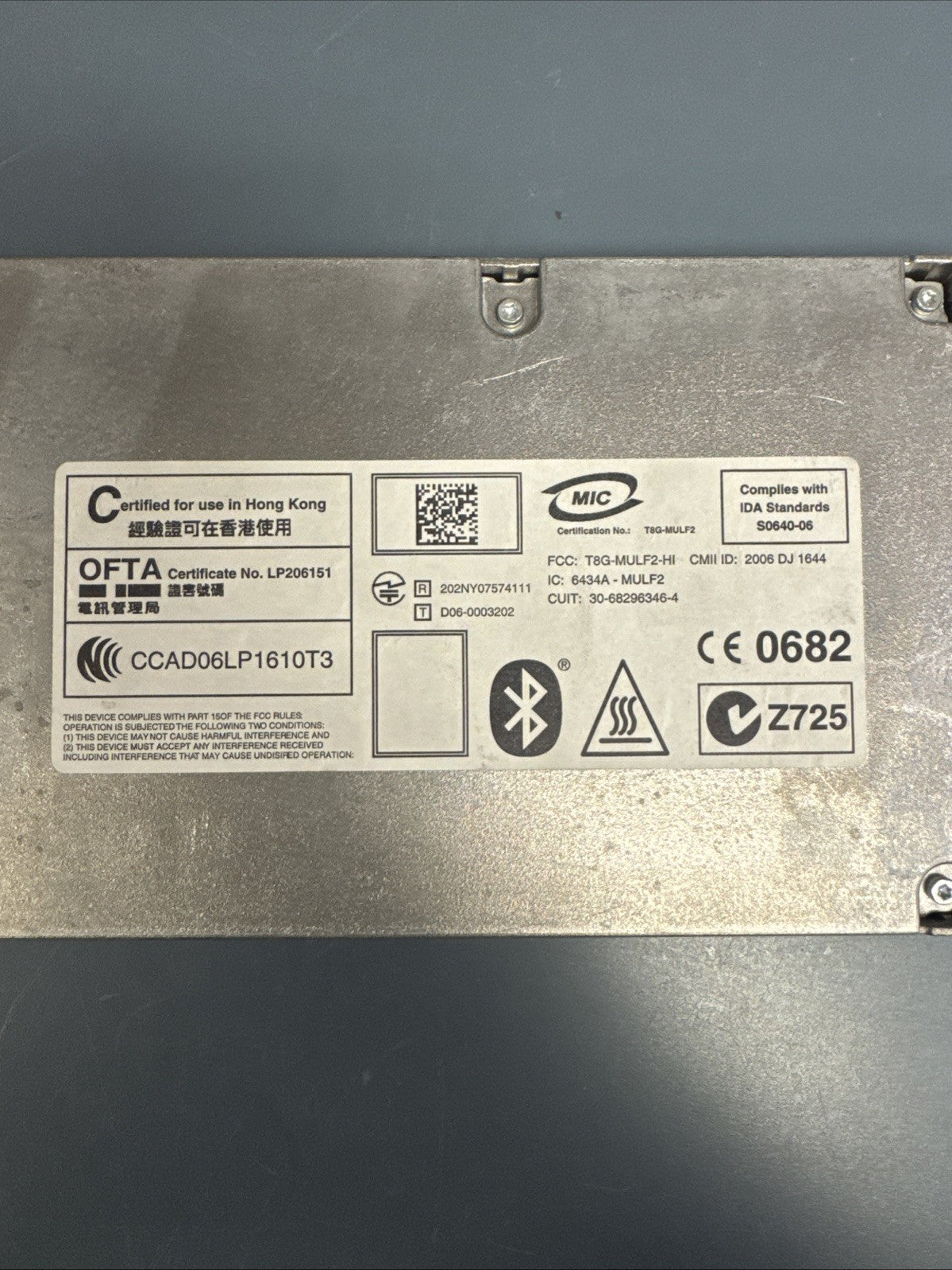 BMW 1 3 5 E60 E70 E81 E90 F01 F10 Bluetooth Control Module High MULF2 9229740