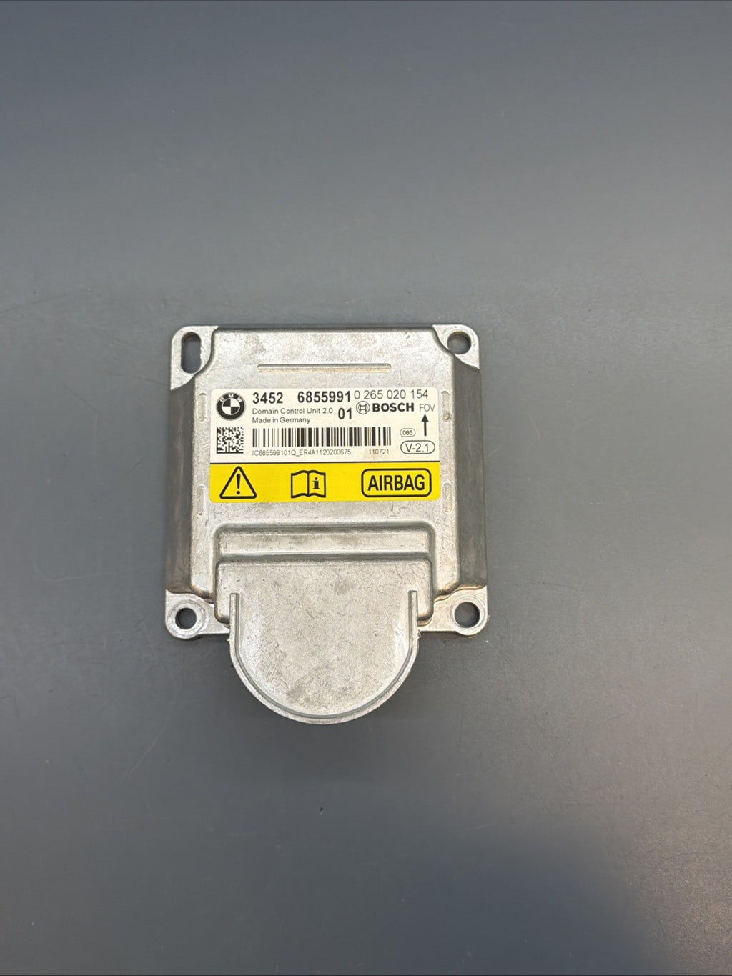11 12 13 14 15 16 17 2011 2012 2013 BMW X3 SRS CONTROL MODULE 3452 6855991