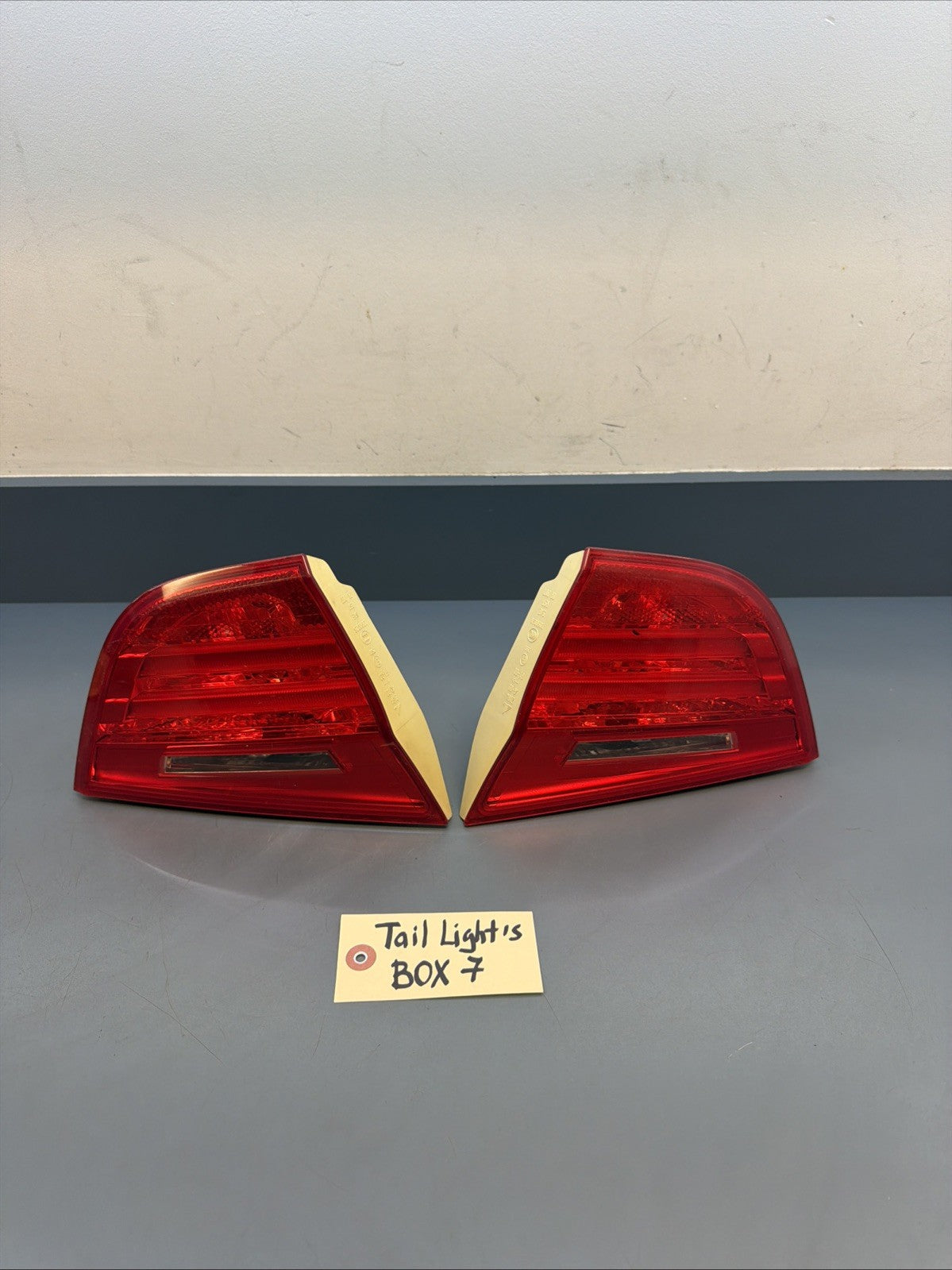 09-11 BMW E90 SEDAN LCI Rear Left Right Inner Tail Light Set OEM 7154155 7154156