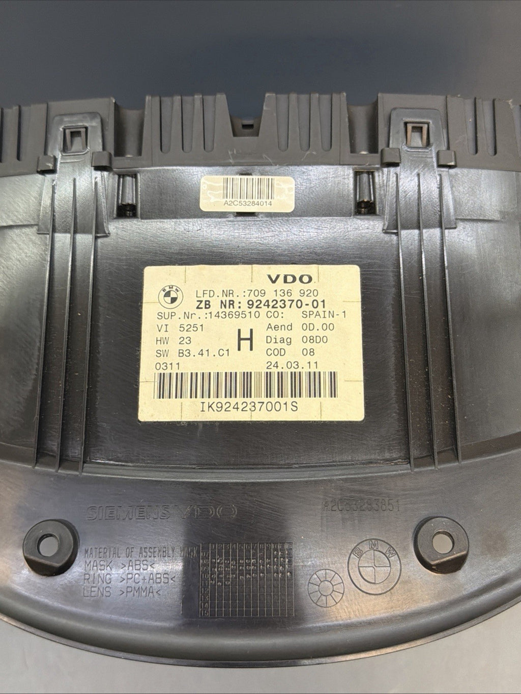 06-13 OEM BMW E90 E92 E93 328 335 Speedometer Instrument Cluster VDO 9242370 99K