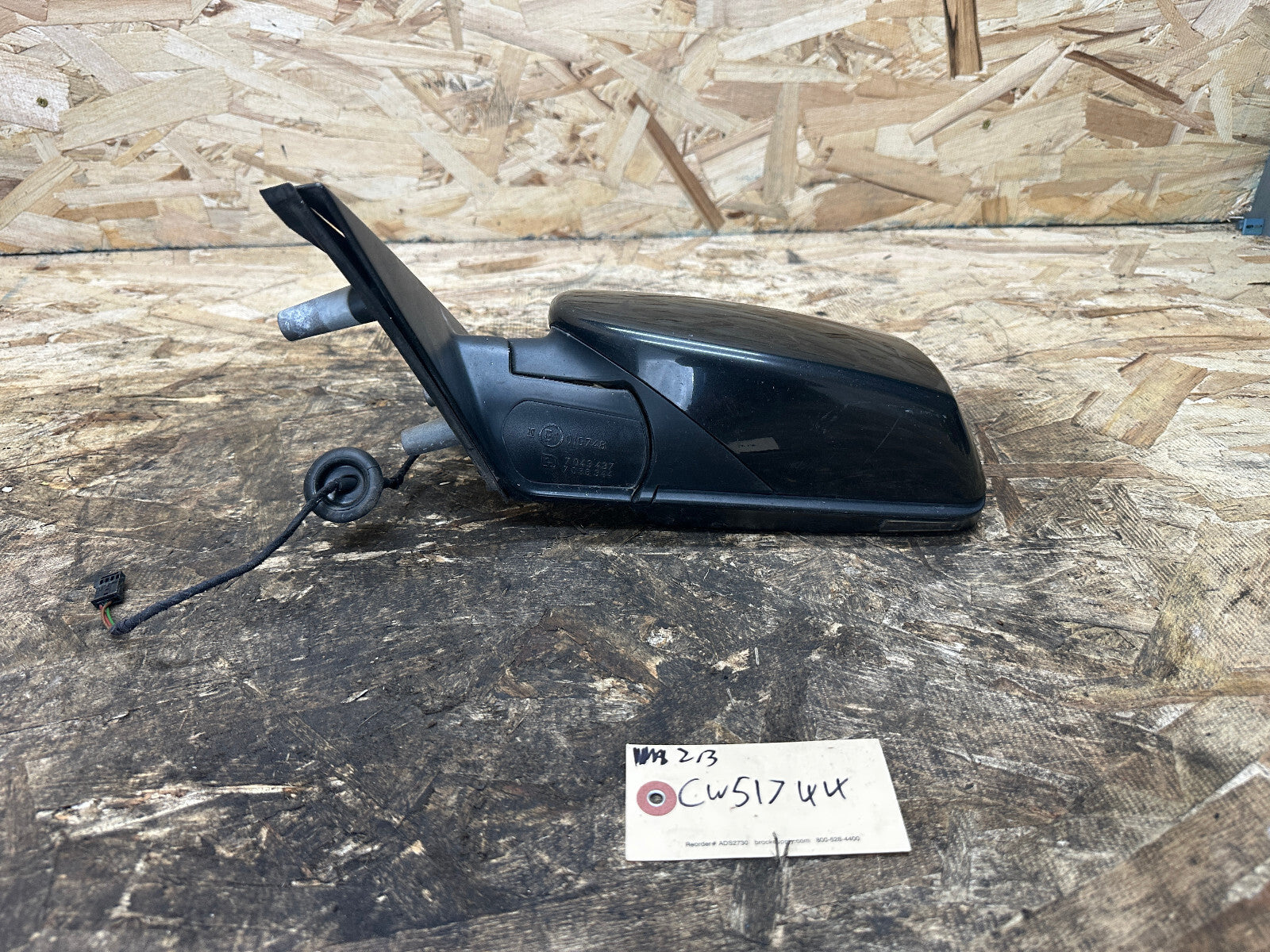 BMW 2006-2010 E60/E61 LCI RIGHT PASSANGER SIDE MIRROR BLACK OEM 7043437/7038344