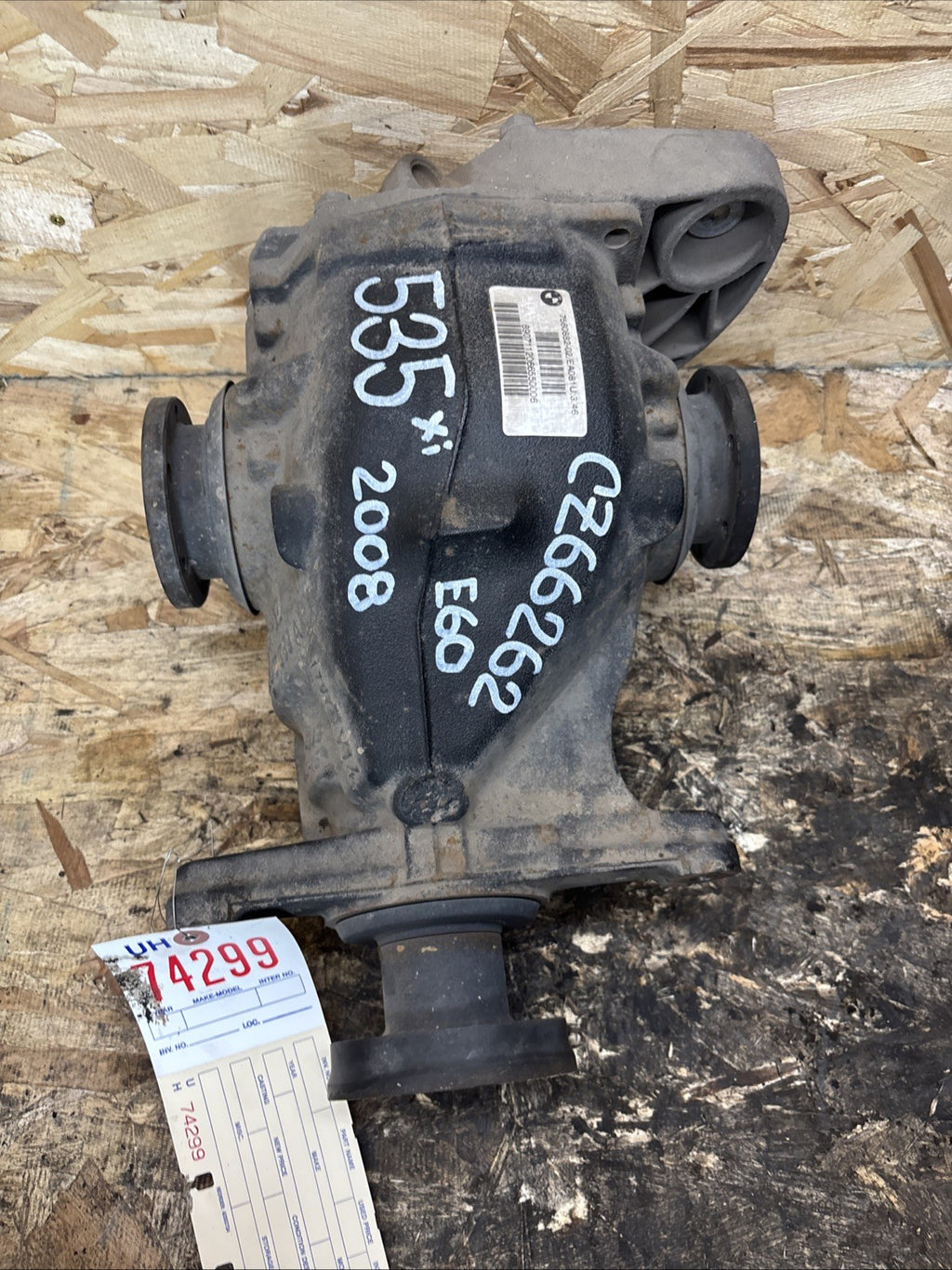 BMW REAR DIFFERENTIAL 5 SERIES 3.46 FINAL DRIVE 3310 7560883 AWD E60