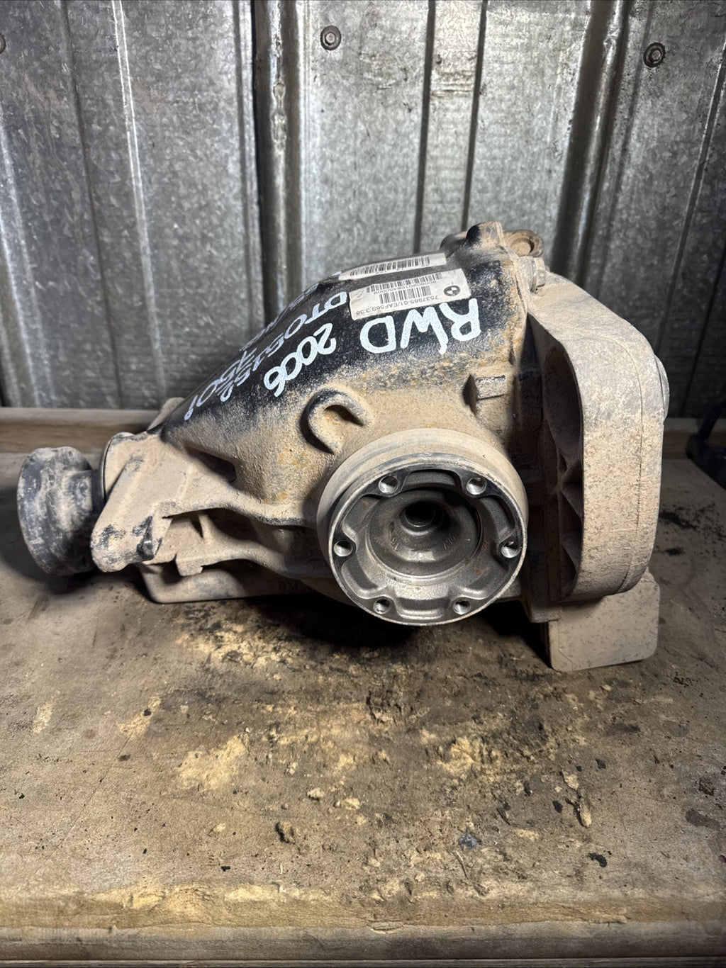 BMW REAR DIFFERENTIAL E65 750I AUTOMATIC SERIES FINAL DRIVE 3.38 7537985 106K