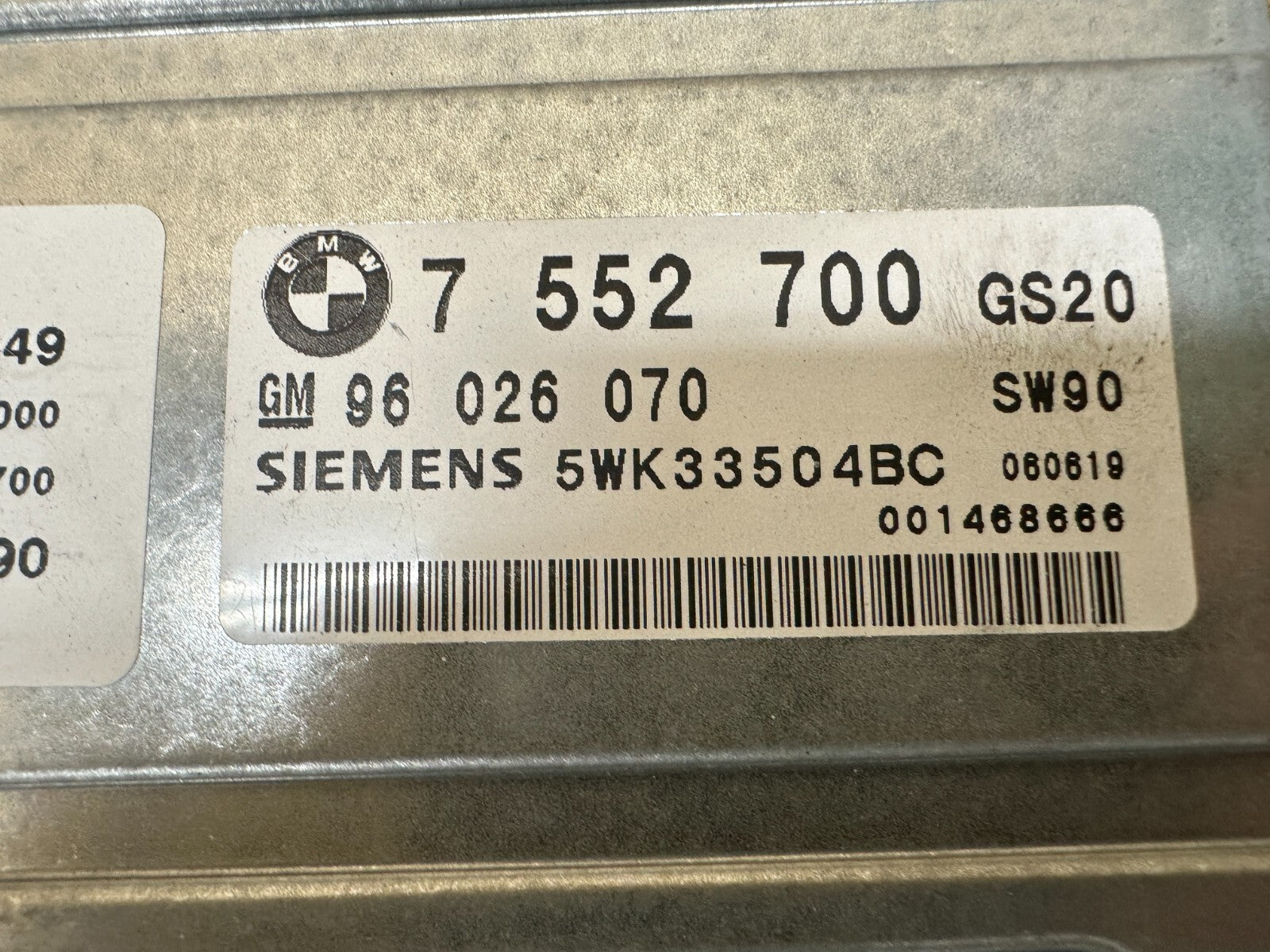 BMW 98-06 E46 E53 E83 3 SERIES X3 X5 TRANSISSION CONTROL MODULE TCU OEM 7552700