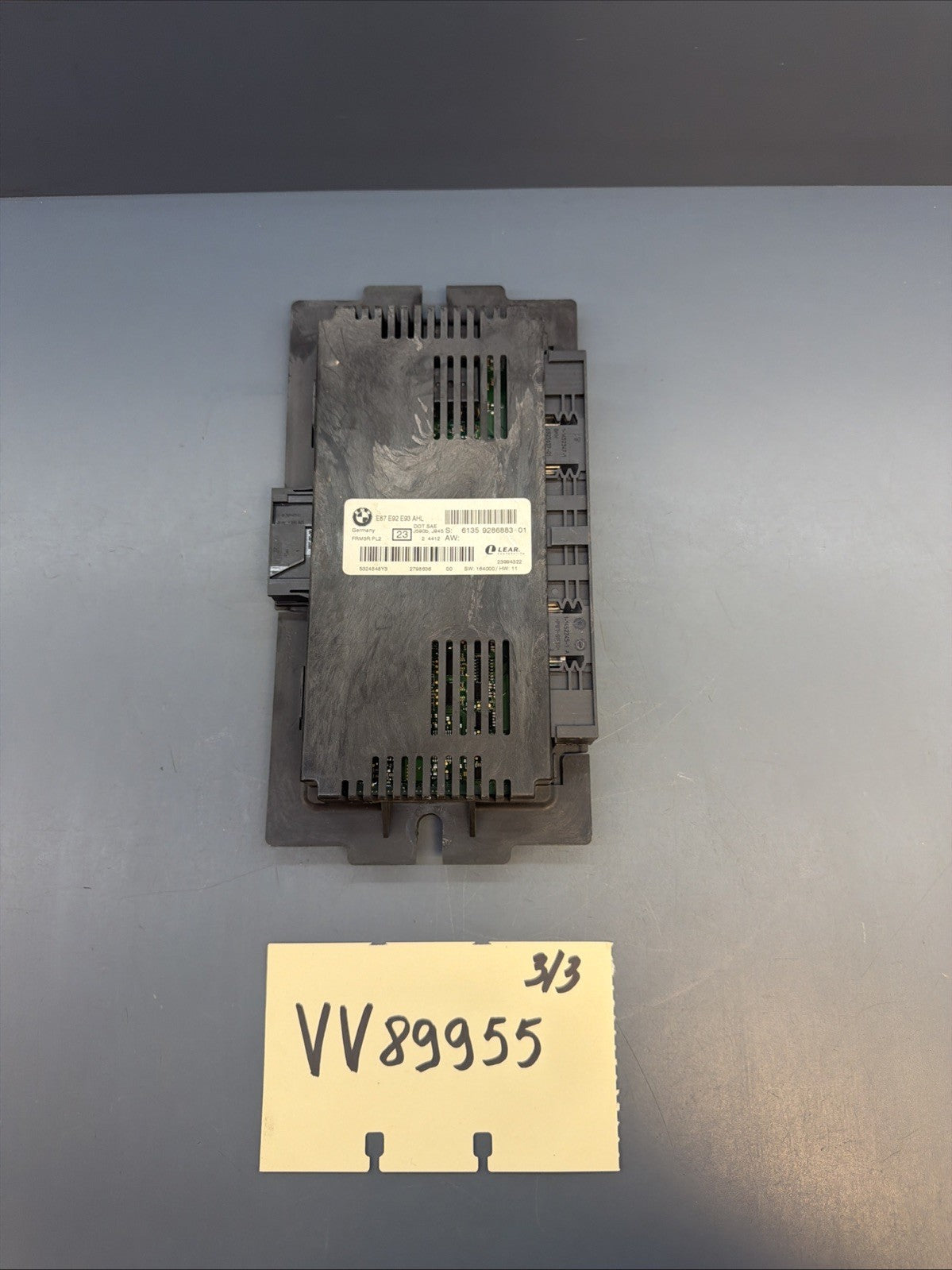 07-13 BMW X1 E87 E92 E93 LCM LIGHT CONTROL MODULE UNIT FOTWELL 6135 9286883 OEM