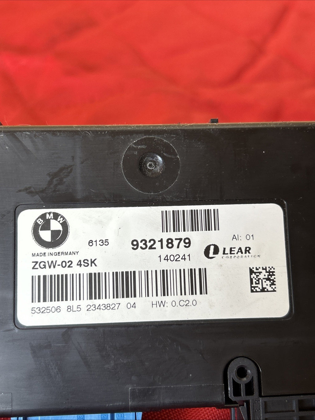 BMW 13-17 F10 5 SERIES LCI BODY CENTRAL GATEWAY CONTROL MODULE OEM 9321879