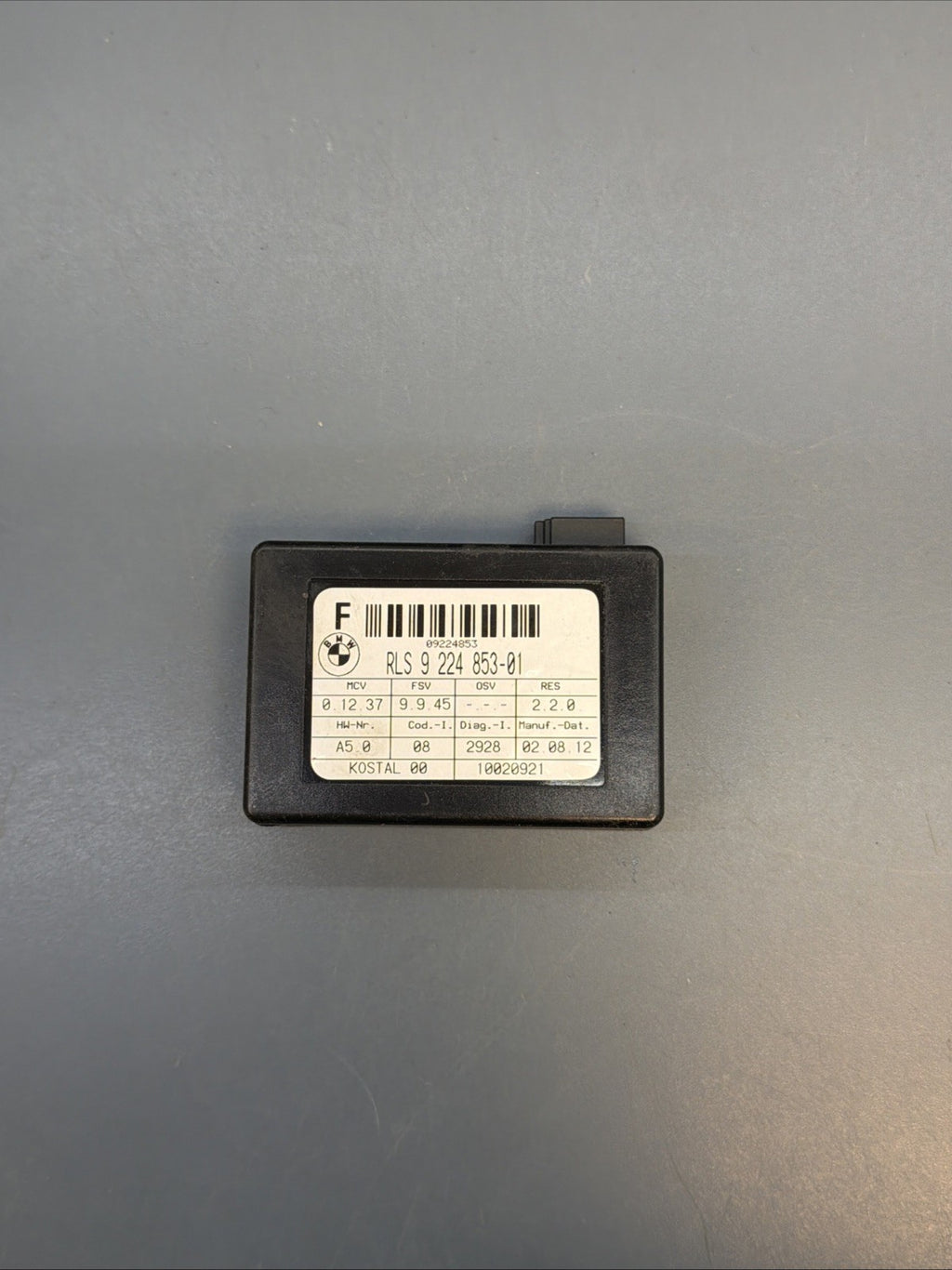 BMW E82 E90 E92 E84 E89 Windshield Rain Light Sensor Module OEM 9224853