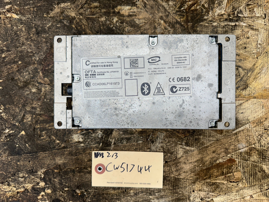 BMW 04-13 1/3/5/6/7 SERIES X5 Z4 SVS BLUETOOTH COMMUNICATION MODULE 9207360