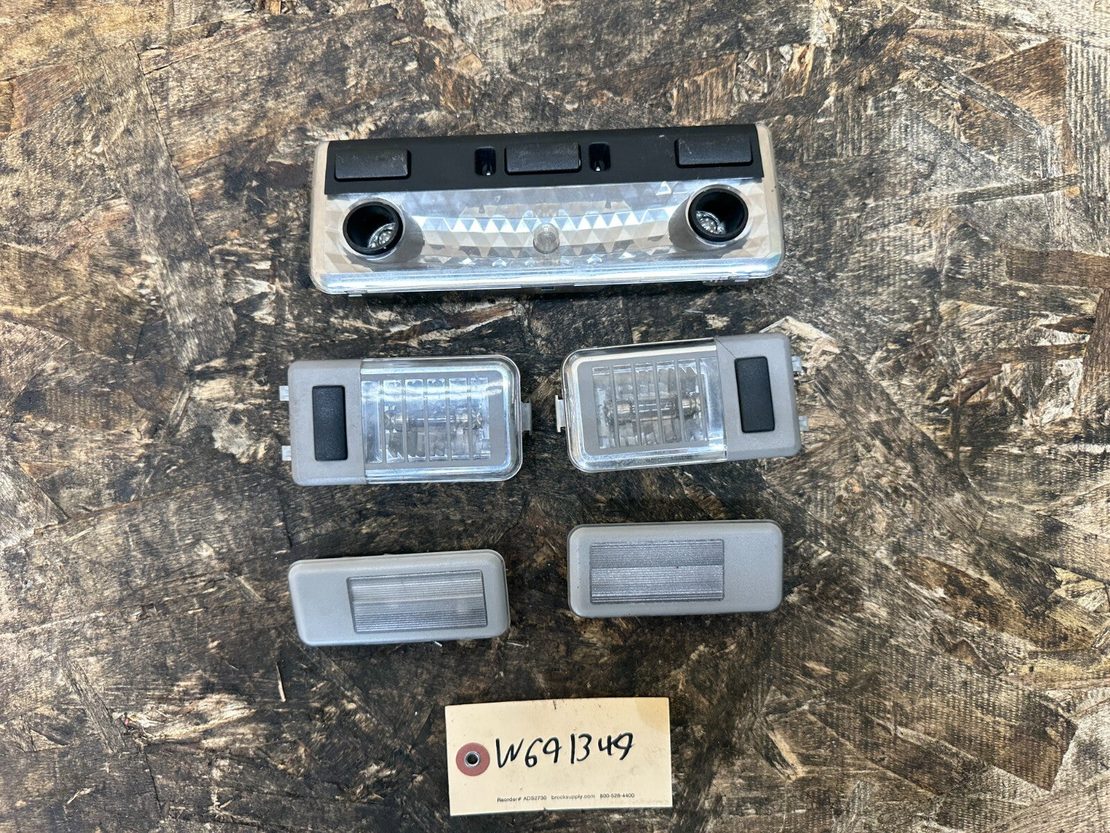 BMW 98-10 E83 E53 E83 X3 X5 INTERIOR READING LIGHT SET 6962046+36+140929+30