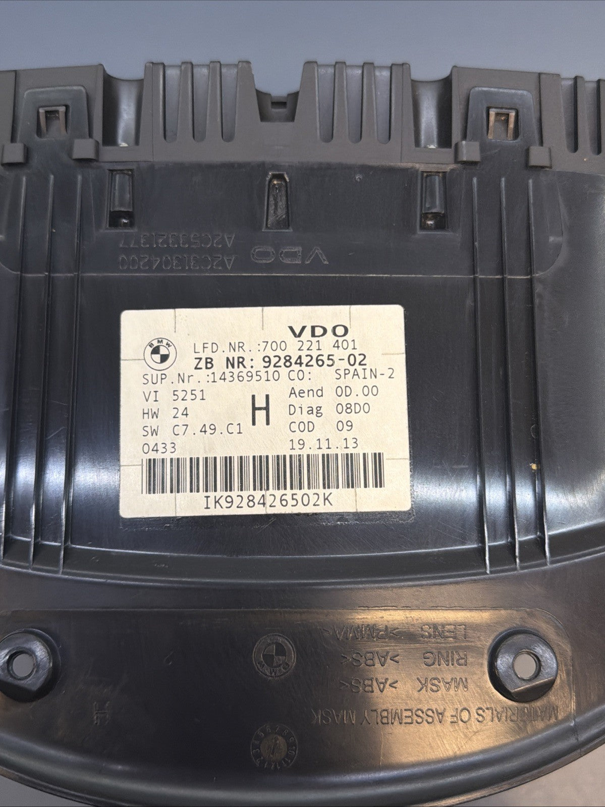 13-15 BMW E84 X1 Instrument Speedometer Cluster 9284265 OEM 147K MILES
