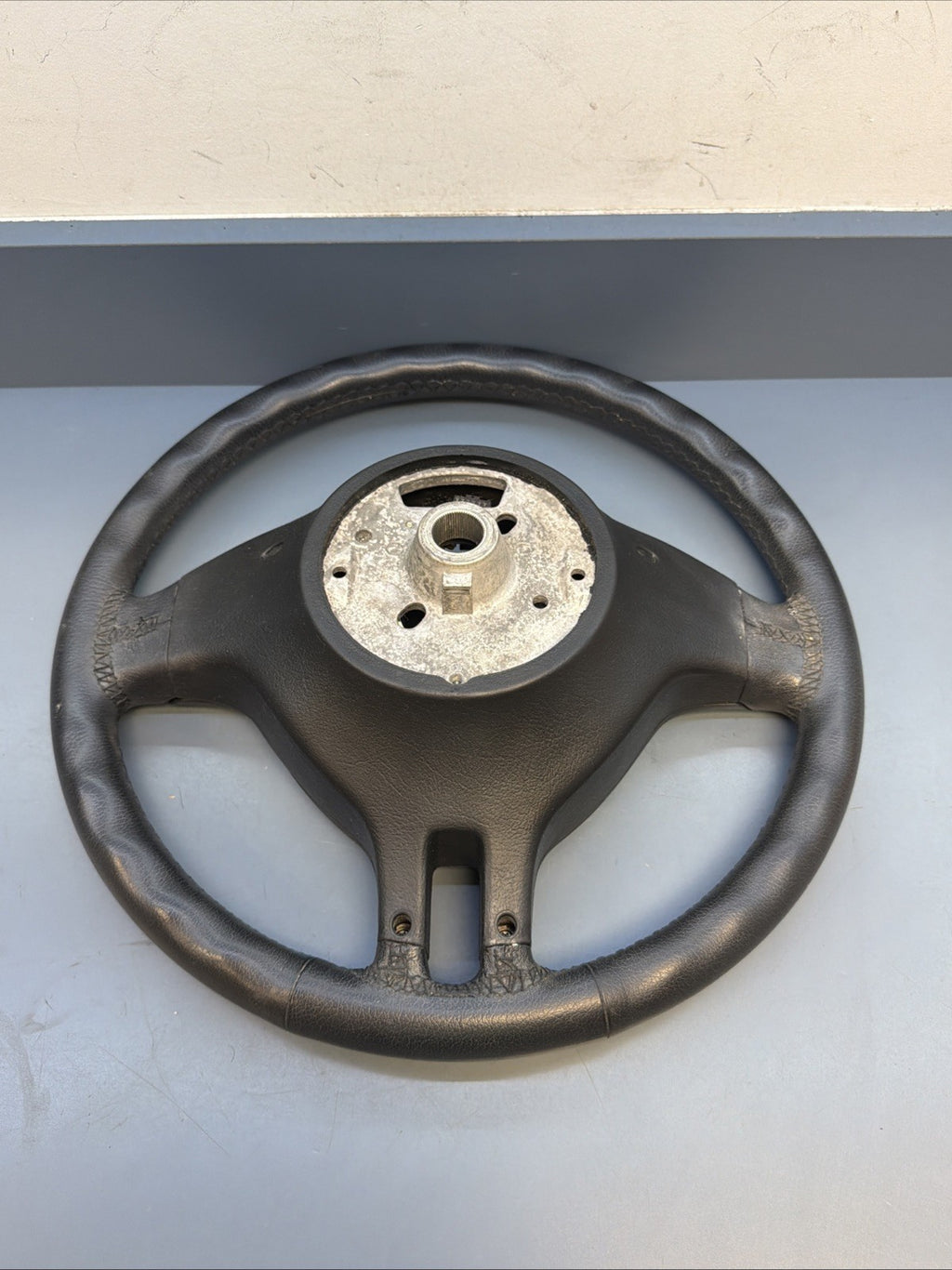 BMW 99-06 E46 3 SERIES BLACK LEATHER SPORT STEERING WHEEL OEM 101493/6760659