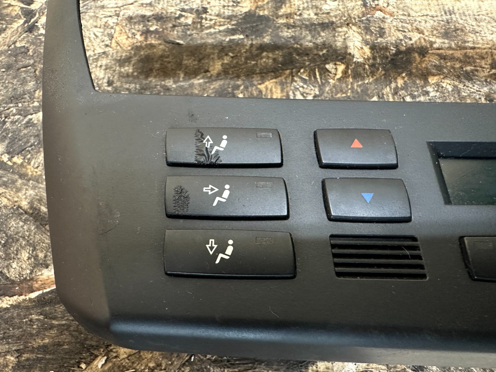 BMW 03/10 E83 X3 FRONT CENTER CONSOLE CLIMATE CONTROL PANEL BLACK OEM 3417544