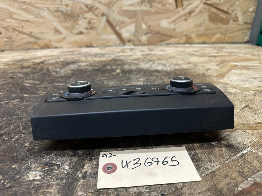 BMW 2006-2012 E90 HVAC HEATER AC CLIMATE CONTROL SWITCH PANEL BLACK OEM 9199260