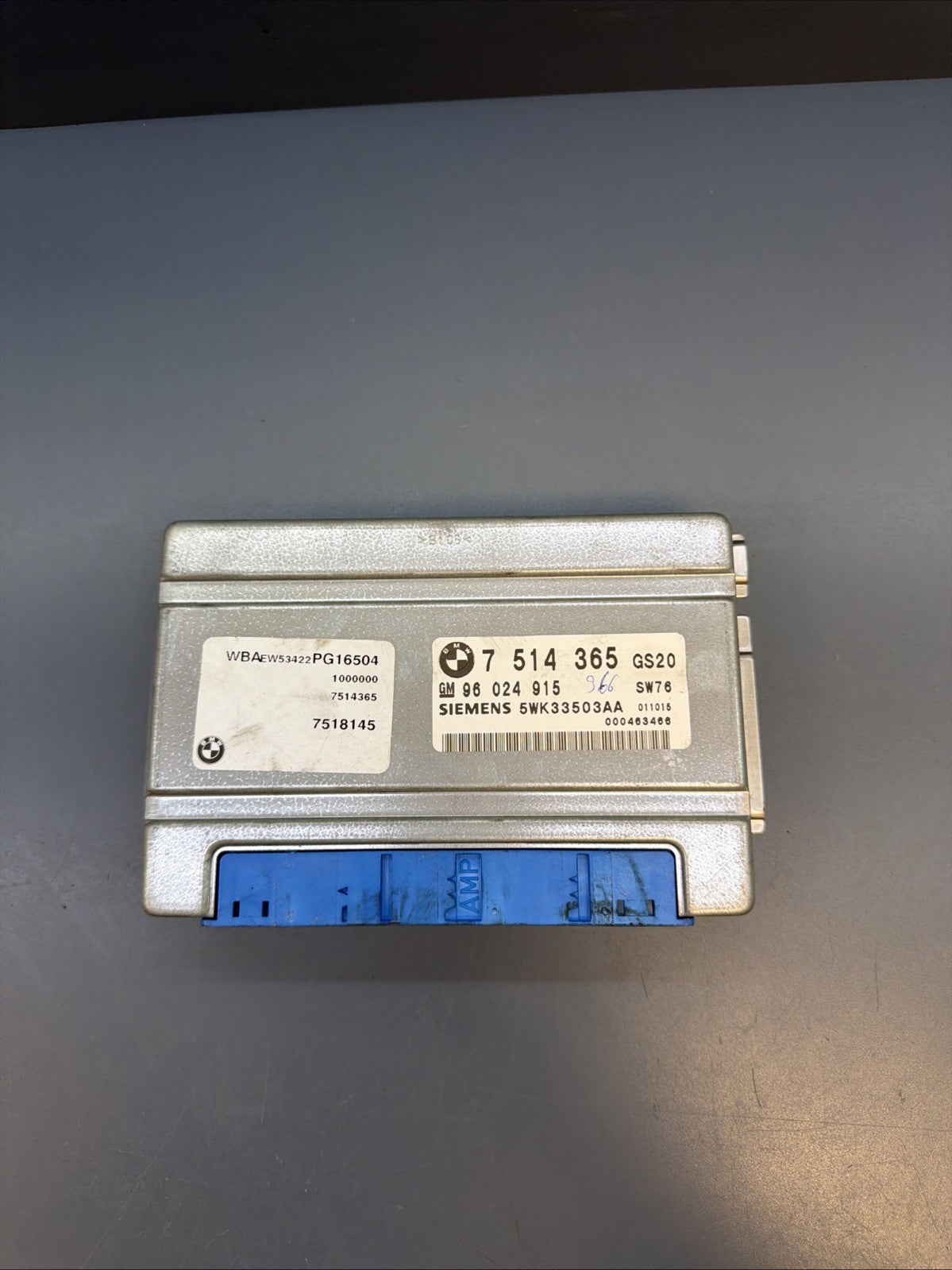 2002 Bmw 3 Series E46 325Xi Tcu Transmission Control Module Unit 7514365 Oem