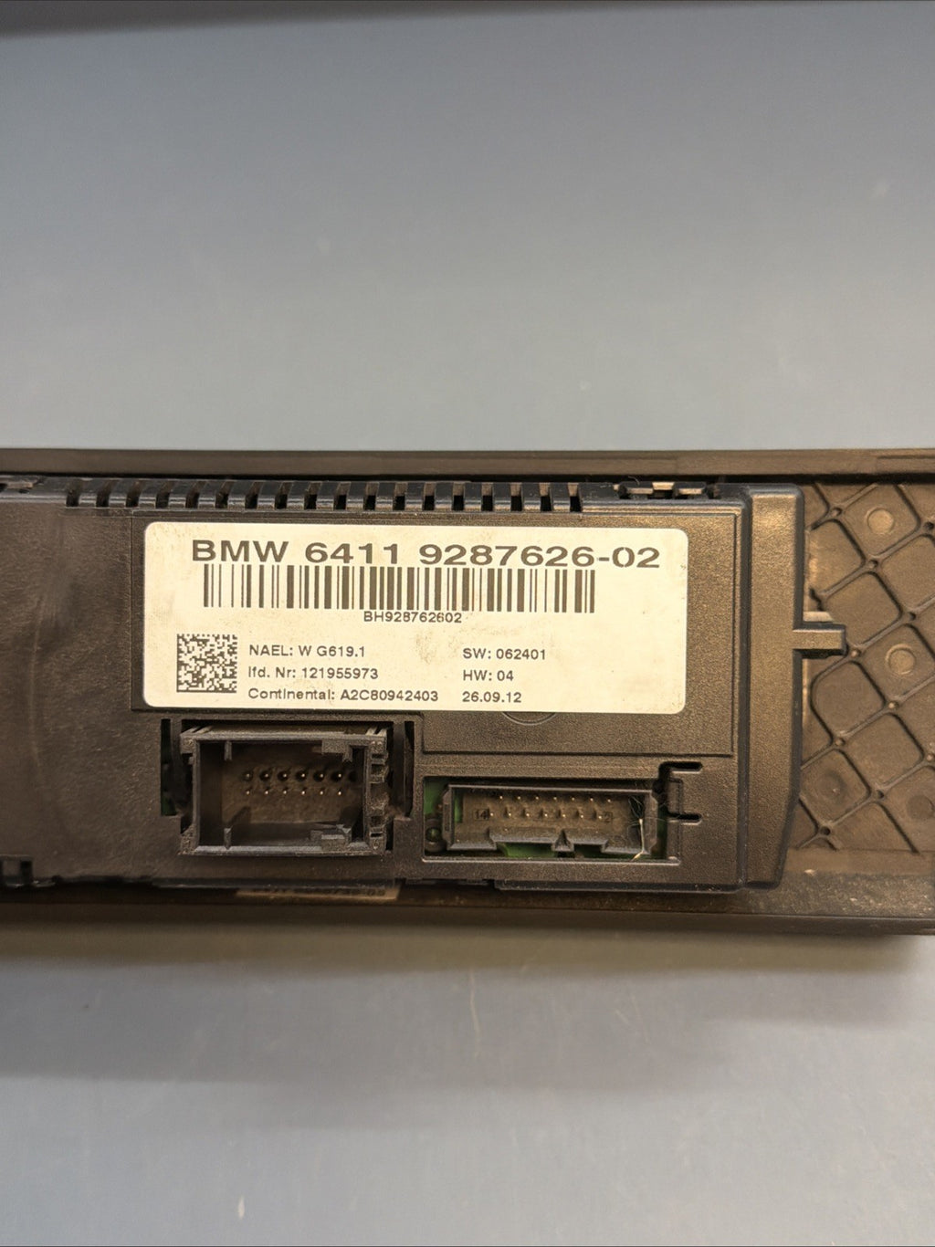 2013 BMW 328i 335i Coupe/Convertible Climate Control Panel 9287626 OEM