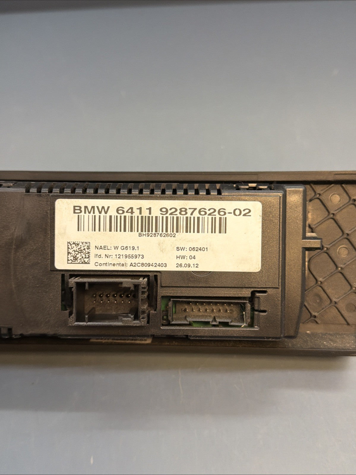 2013 BMW 328i 335i Coupe/Convertible Climate Control Panel 9287626 OEM