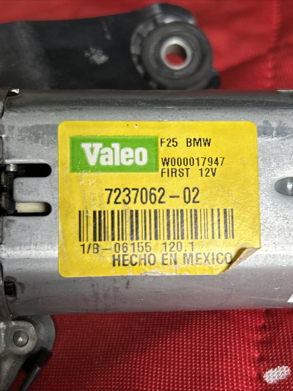 VALEO REAR WINDOW WIPER MOTOR FOR BMW F25 X3 67637237062. AFTERMARKET 7237062