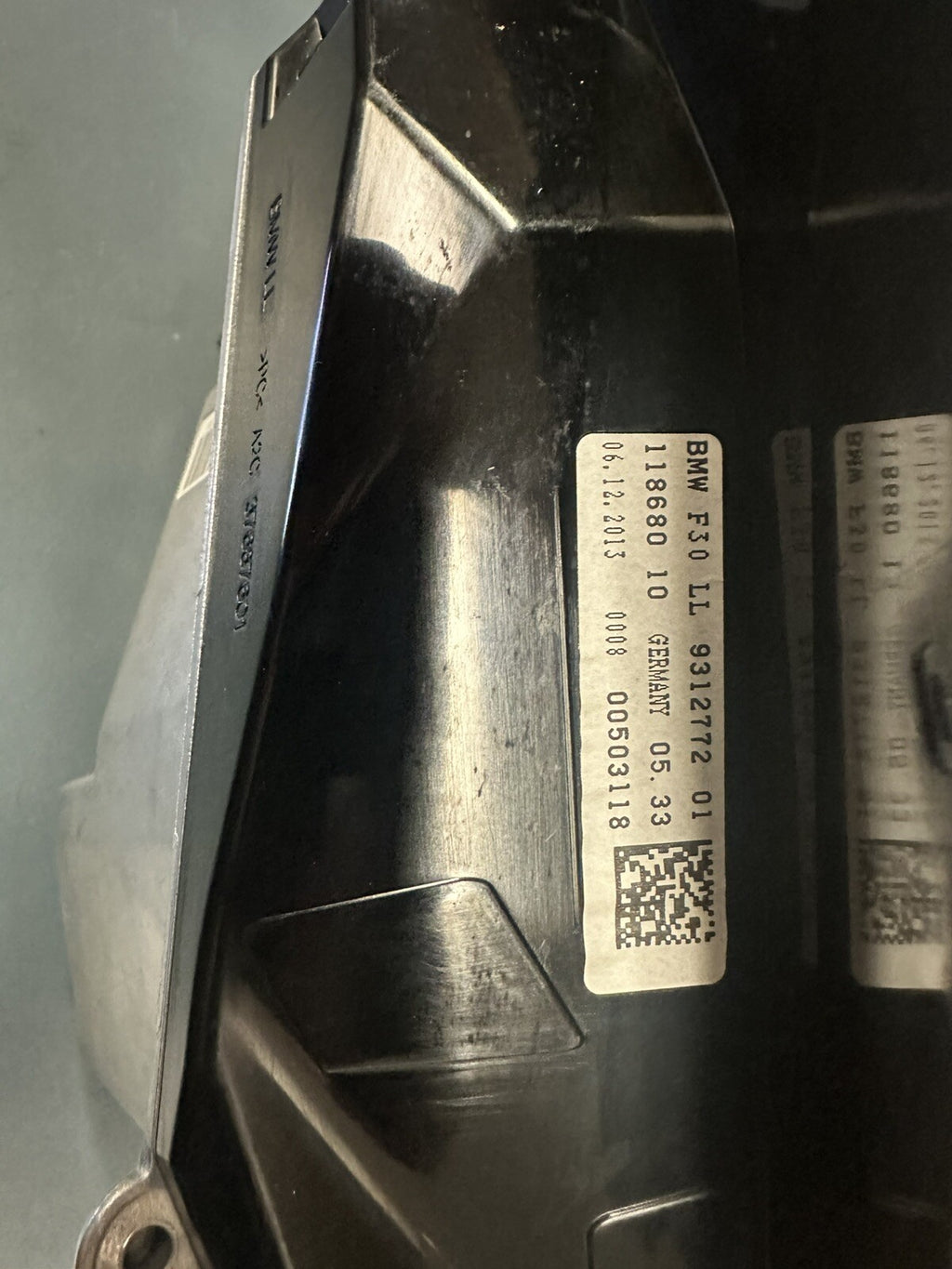 12-18 BMW F30 F31 3 SERIES DASH HUD HEAD UP DISPLAY OEM 9312772