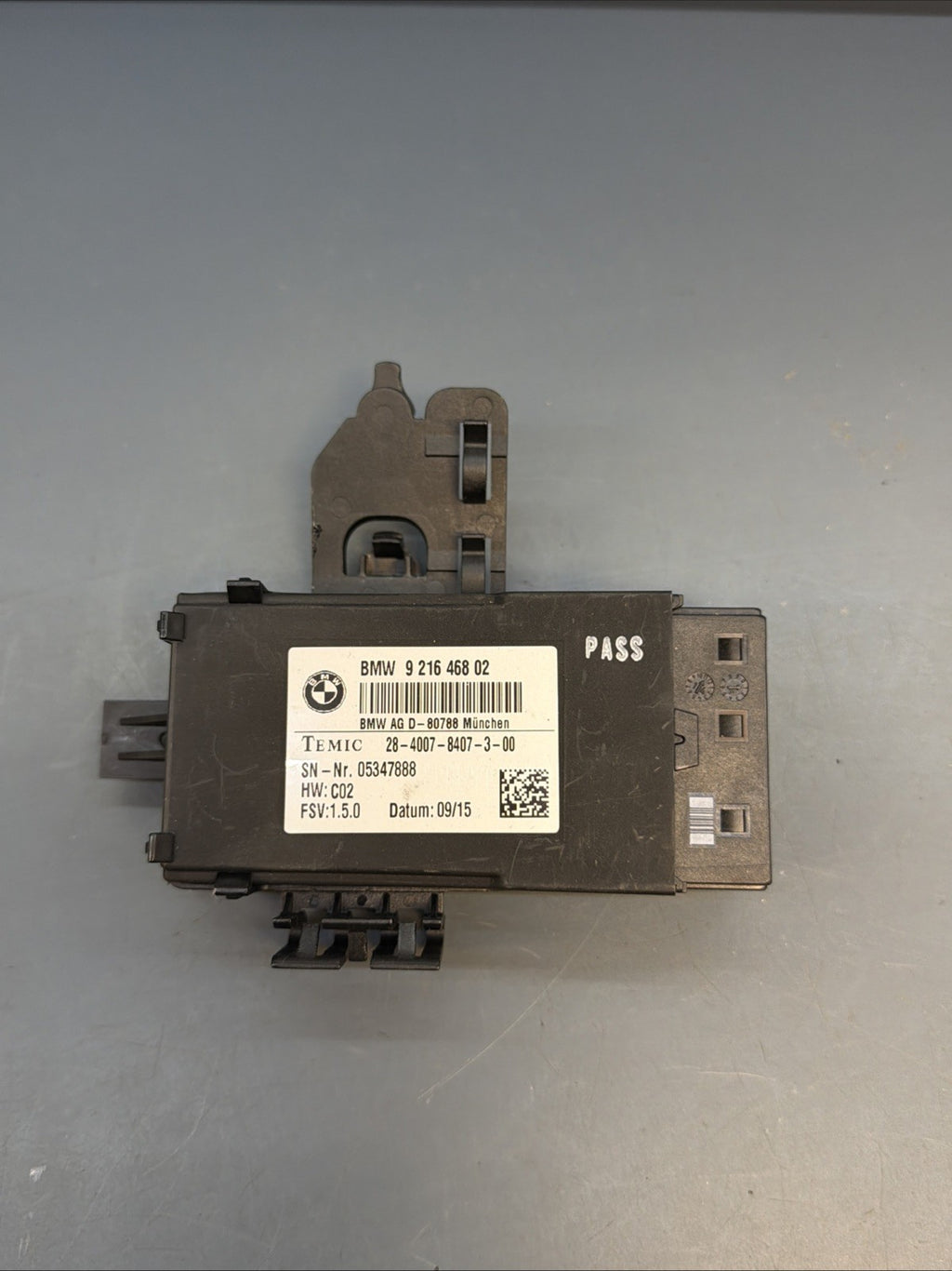 12-18 BMW 320i 328i 335i F30 FRONT OR REAR HEATED SEAT CONTROL MODULE 9216468