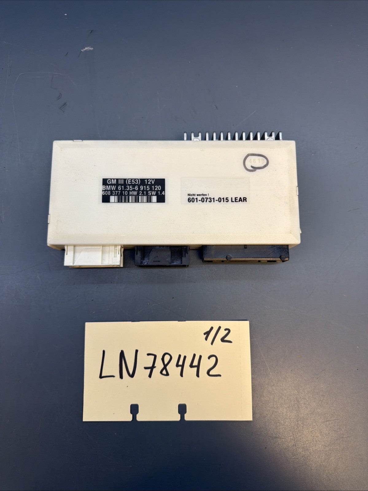 2000-06 BMW E53 X5 Basic 3 GM III Control Module Computer Relay ECU 6915120