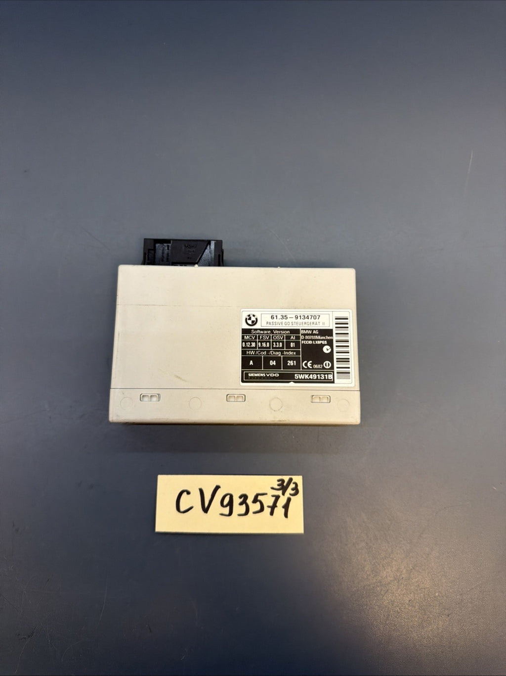 2006 -2012 BMW E60 E61 E70 E64 E63 KEYLESS GO PASSIVE CONTROL MODULE 9134707 OEM