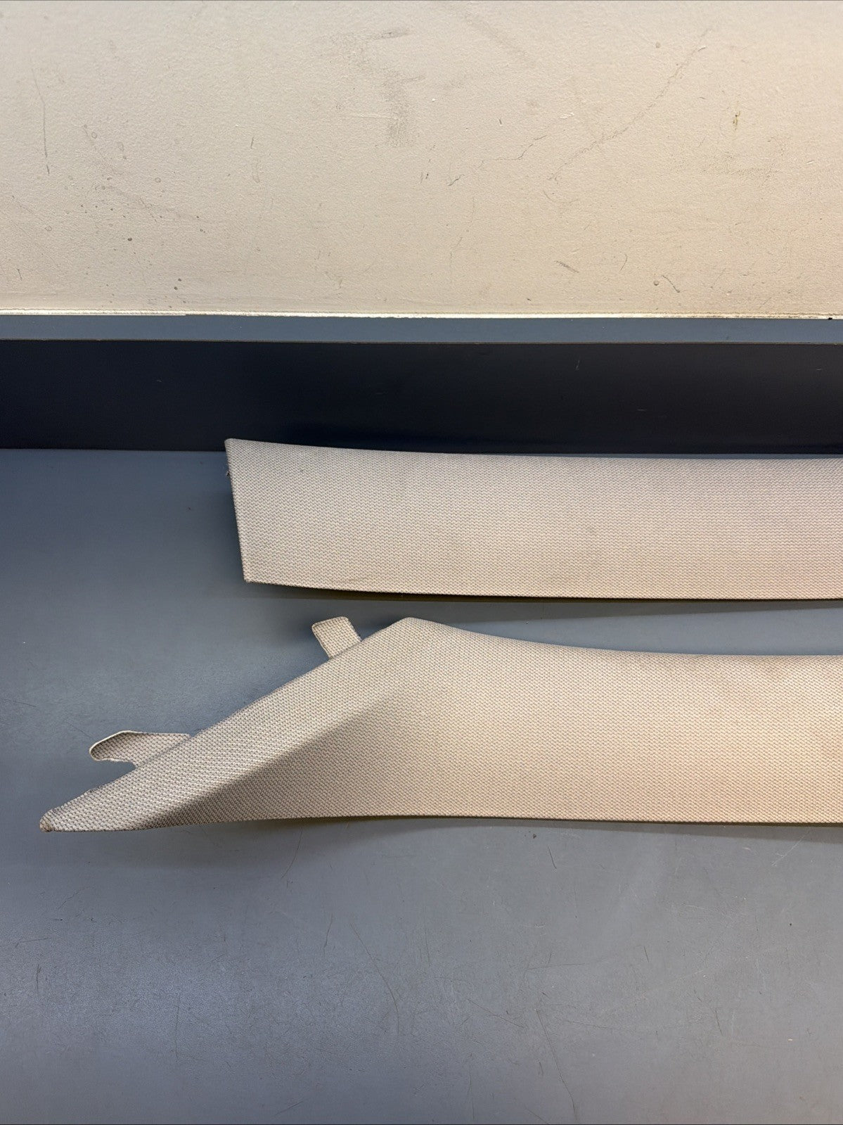 12-16 BMW F30 Front Left & Right A Pillar Trim Panel Cover Grey 7220995 7220996