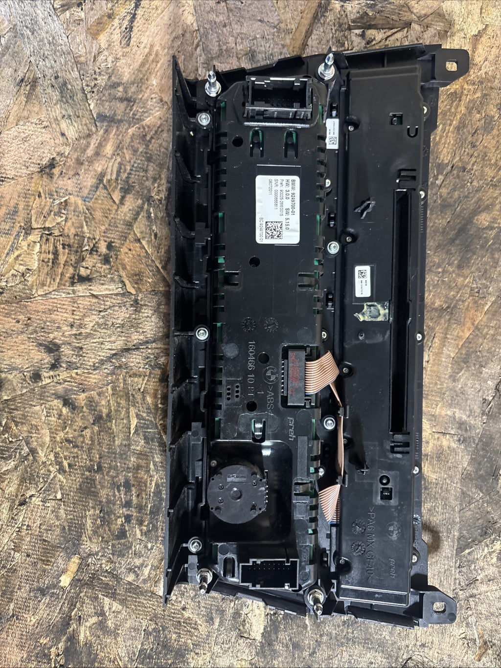 2011-2016 BMW 5 Series CLIMATE RADIO CONTROL PANEL 9249700-01 OEM G2-2
