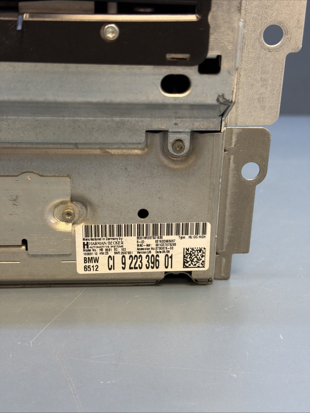 09-12 BMW F02 F06 F10 528I 535I 550I 640I 750 CIC NAVIGATION RADIO CD 9223396