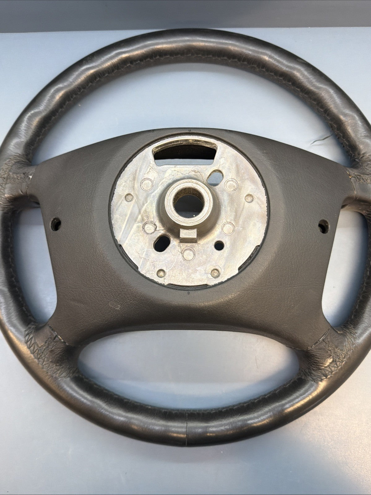 99-05 Bmw E46 3 Series Basic Leather Steering Wheel Black Unit 6753947
