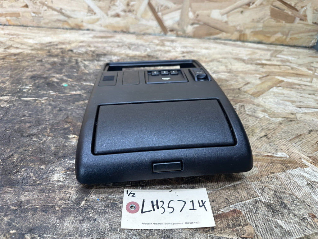 BMW 99-06 E53 X5 FRONT OVERHEAD SUNROOF SWITCH CONSOLE PANEL BLACK TRIM 8258062