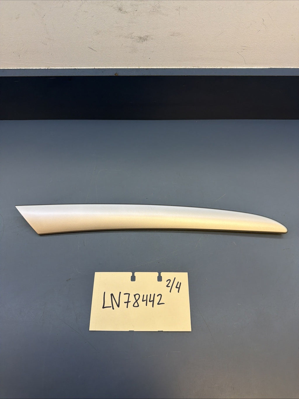 2000-2006 BMW X5 Front Left Door Panel Trim Silver Passenger Side 8265484