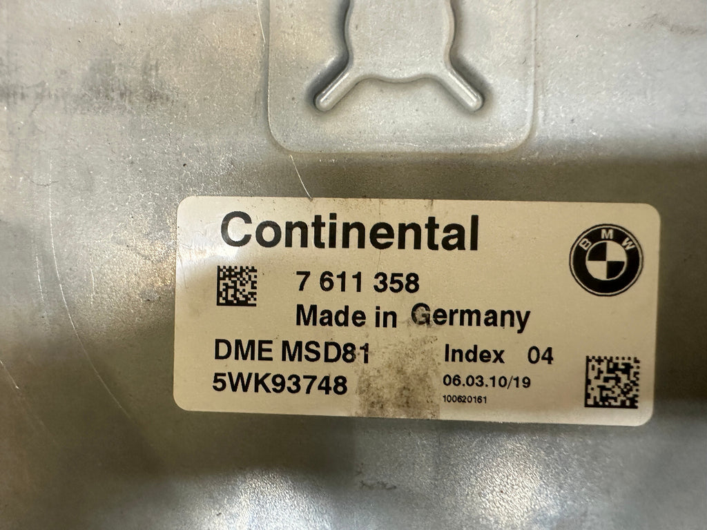 BMW 5-16 1 3 5 SERIES X6 Z4 N54 N54T ENGINE ECU+CAS+KEY MSD81 SET 7611358
