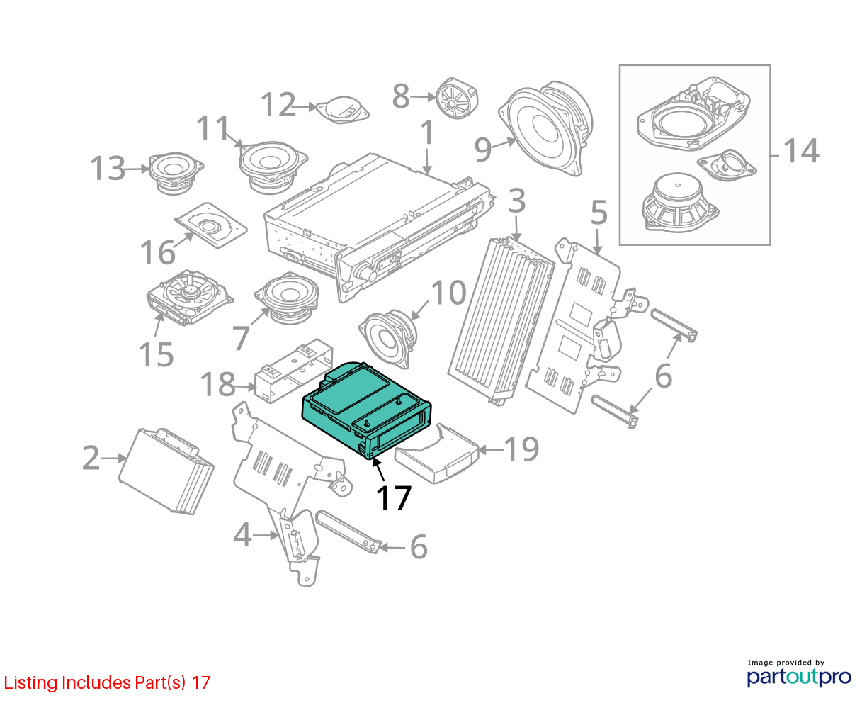Changer BMW E60 E61 E63 E64 LCI CD Changer Disk Changer 6 CD Alpine 9131850 *