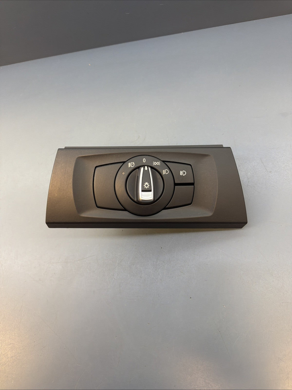 06-11 BMW E90 E92 328i 335i Headlight Control Switch Button Black 9169398 01 OEM