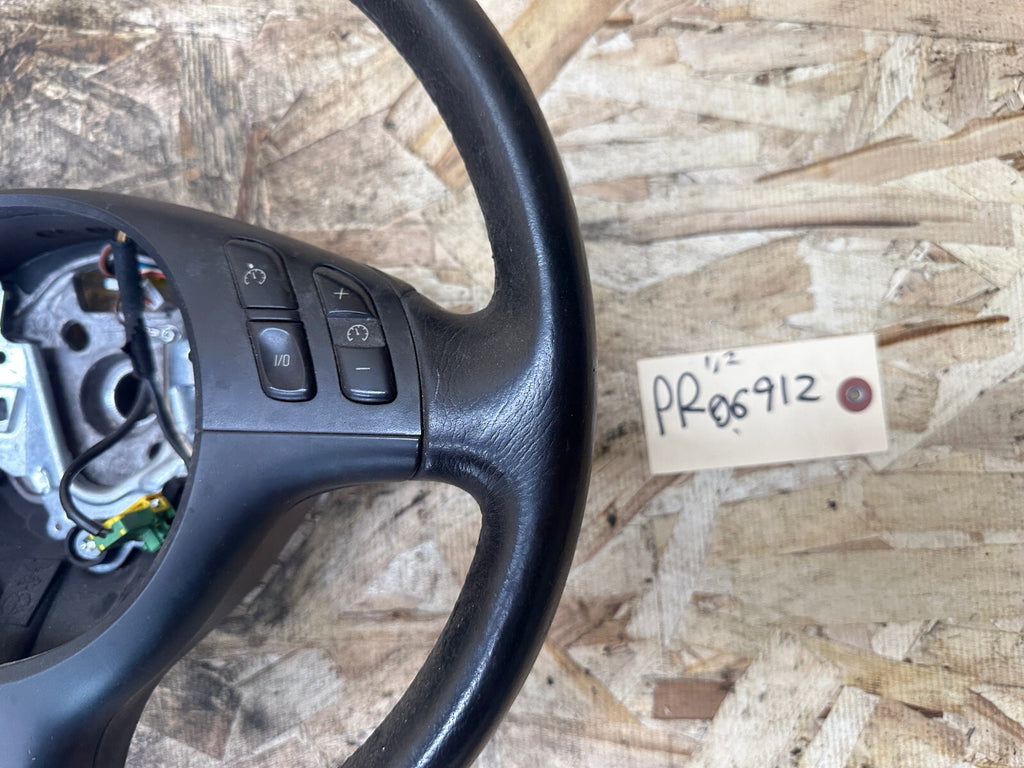 BMW 99-06 E46 3 SERIES BLACK LEATHER SPORT STEERING WHEEL OEM 101493/6760659