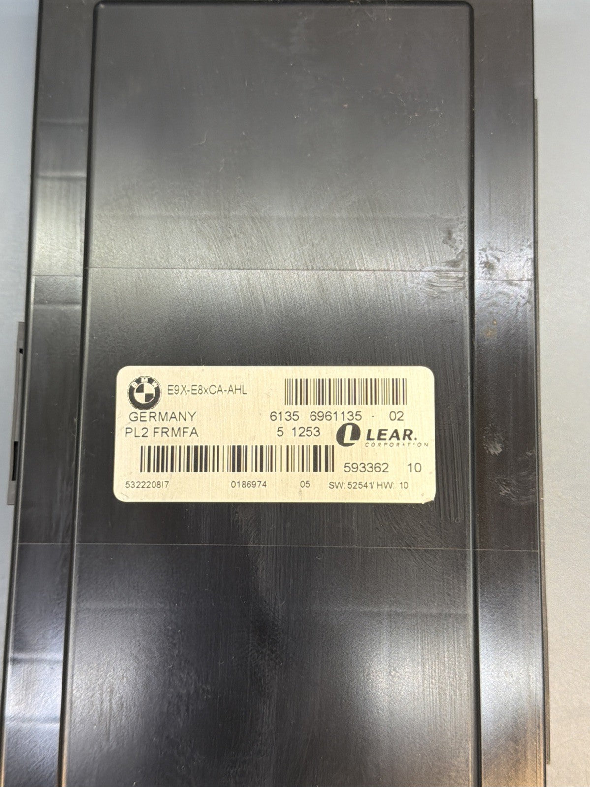 06-08 BMW 325i 330i E90 Footwell Headlight Control Module 6961135 Oem PL2