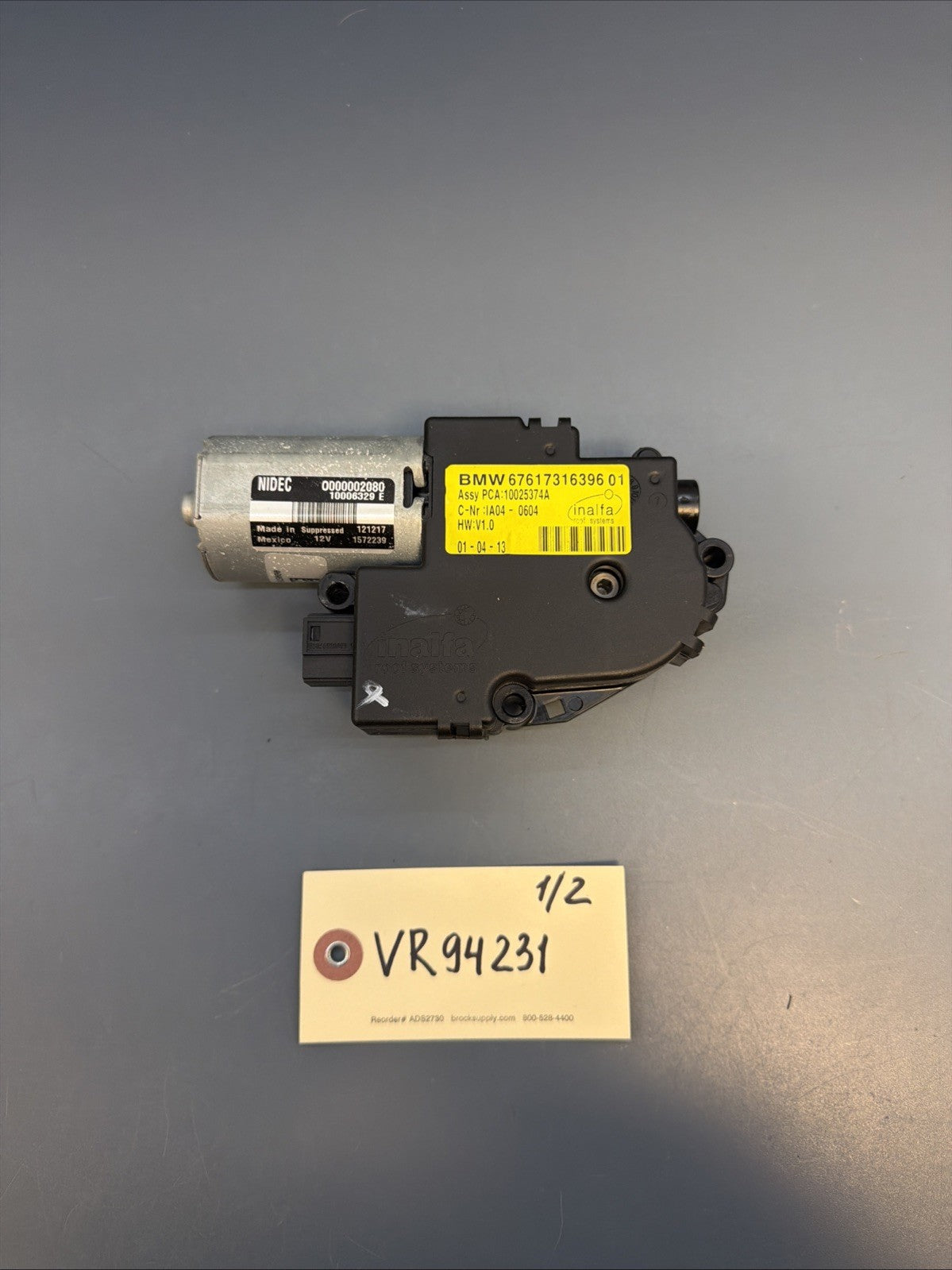 2011-2018 BMW X1 X3 X4 X5 Panoramic Sunroof Drive Motor 7316396 OEM