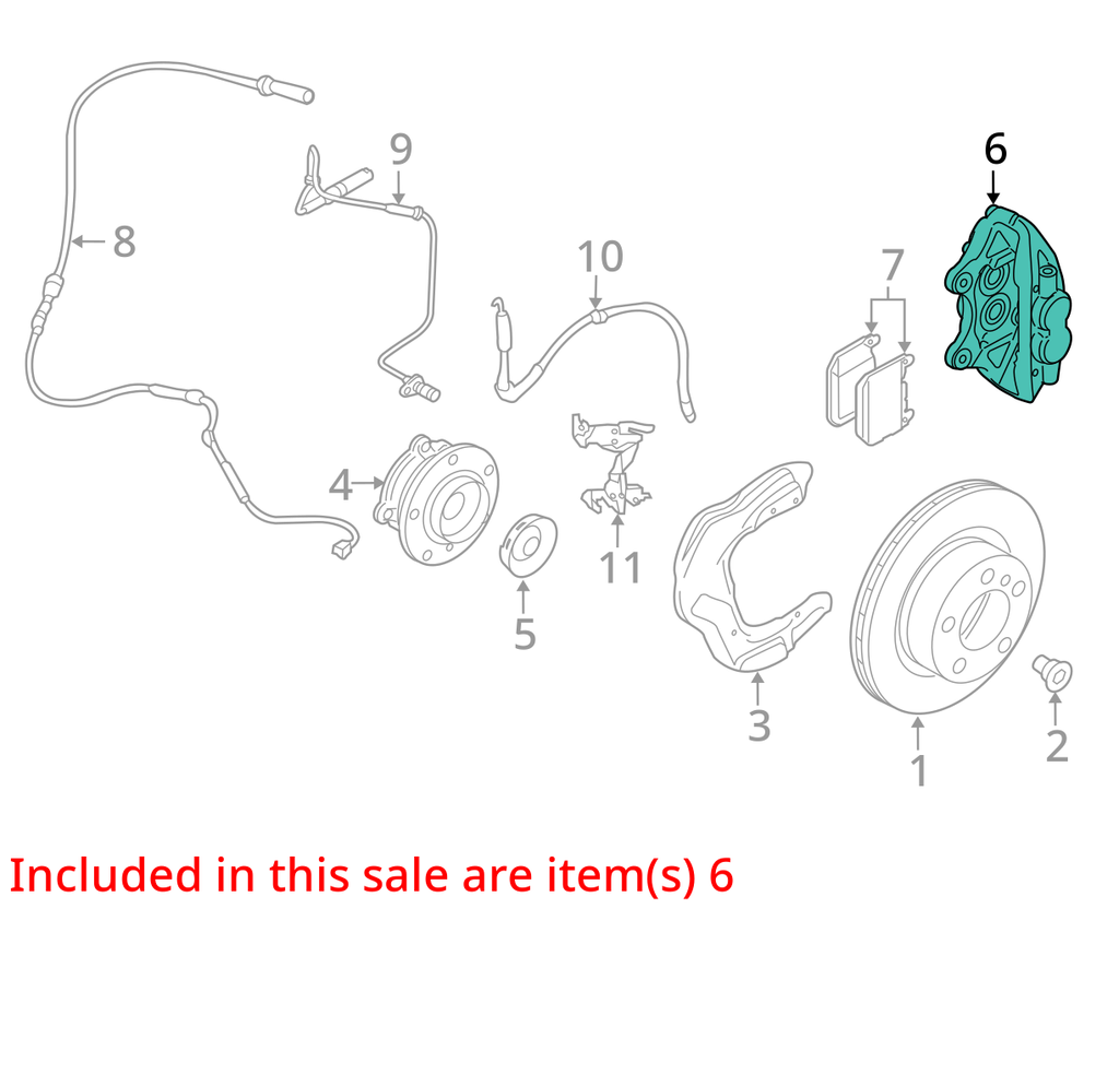 15-20 BMW M235i F30 F32 M435i FRONT LEFT BRAKE CALIPER BREMBO 340 p440