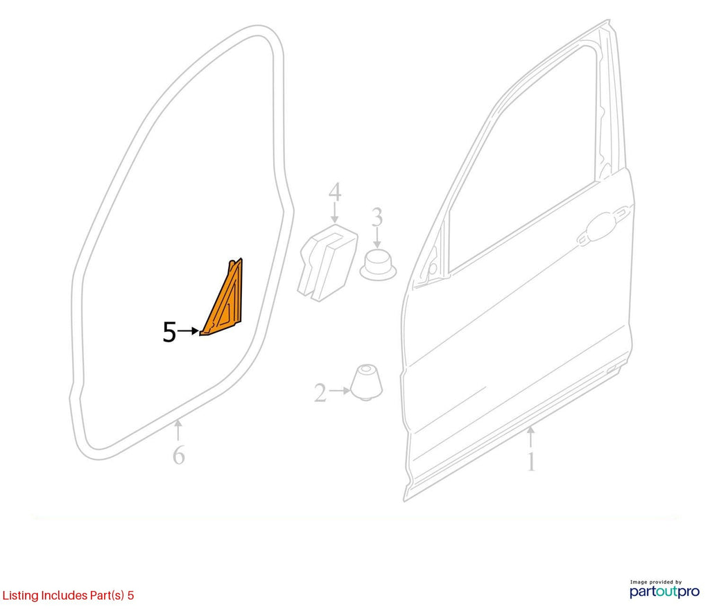 2011 - 2014 BMW X3 Door Mirror HEATED Right SIDE W/O Camera Red  RH | OEM