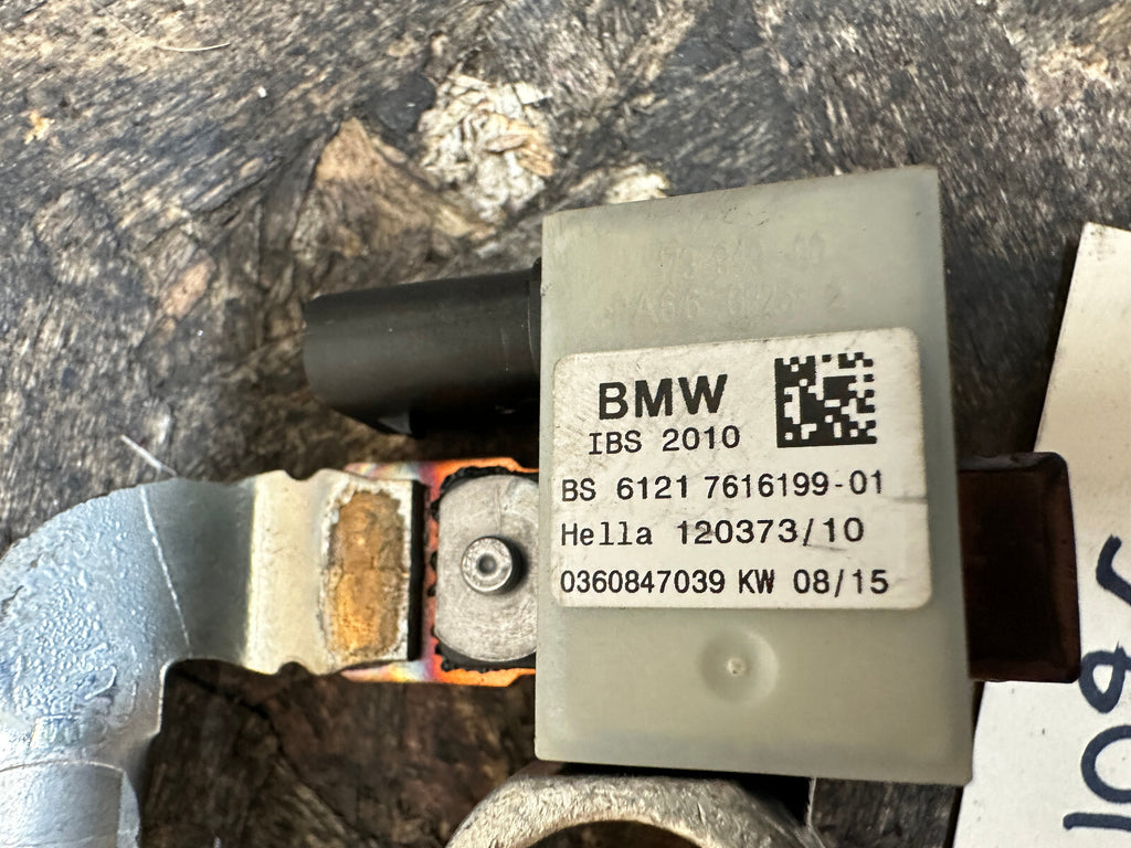 BMW 06-16 1 SERIES Z4 INTELLIGENT NEGATIVE GROUND BATTERY CABLE OEM 7616199