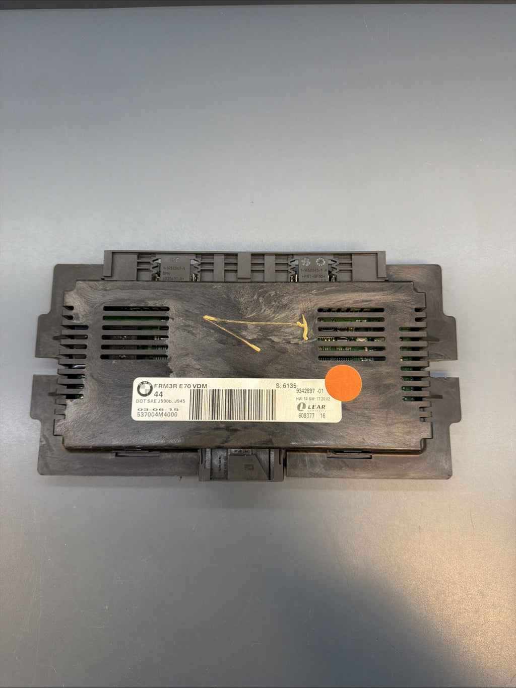 07-13 BMW E70 E71 X6 X5 FRM3R VDM FOOTWELL LIGHT CONTROL MODULE LCM OEM 9342897