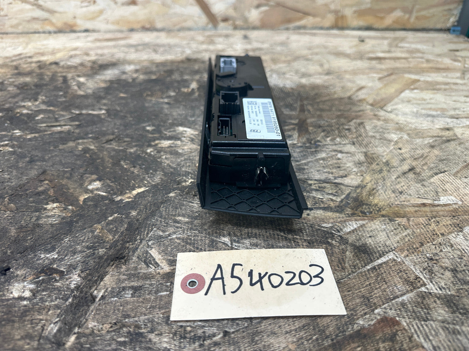 BMW 2006-2012 E90 HVAC HEATER AC CLIMATE CONTROL SWITCH PANEL BLACK OEM 9199260
