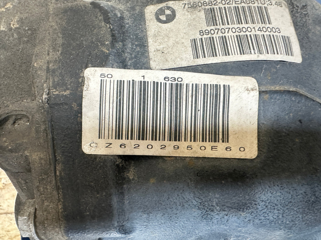 BMW 4-10 535i 535xi 525i 525xi 528xi REAR DIFFERENTIAL FINAL 3.46 DRIVE 7560882