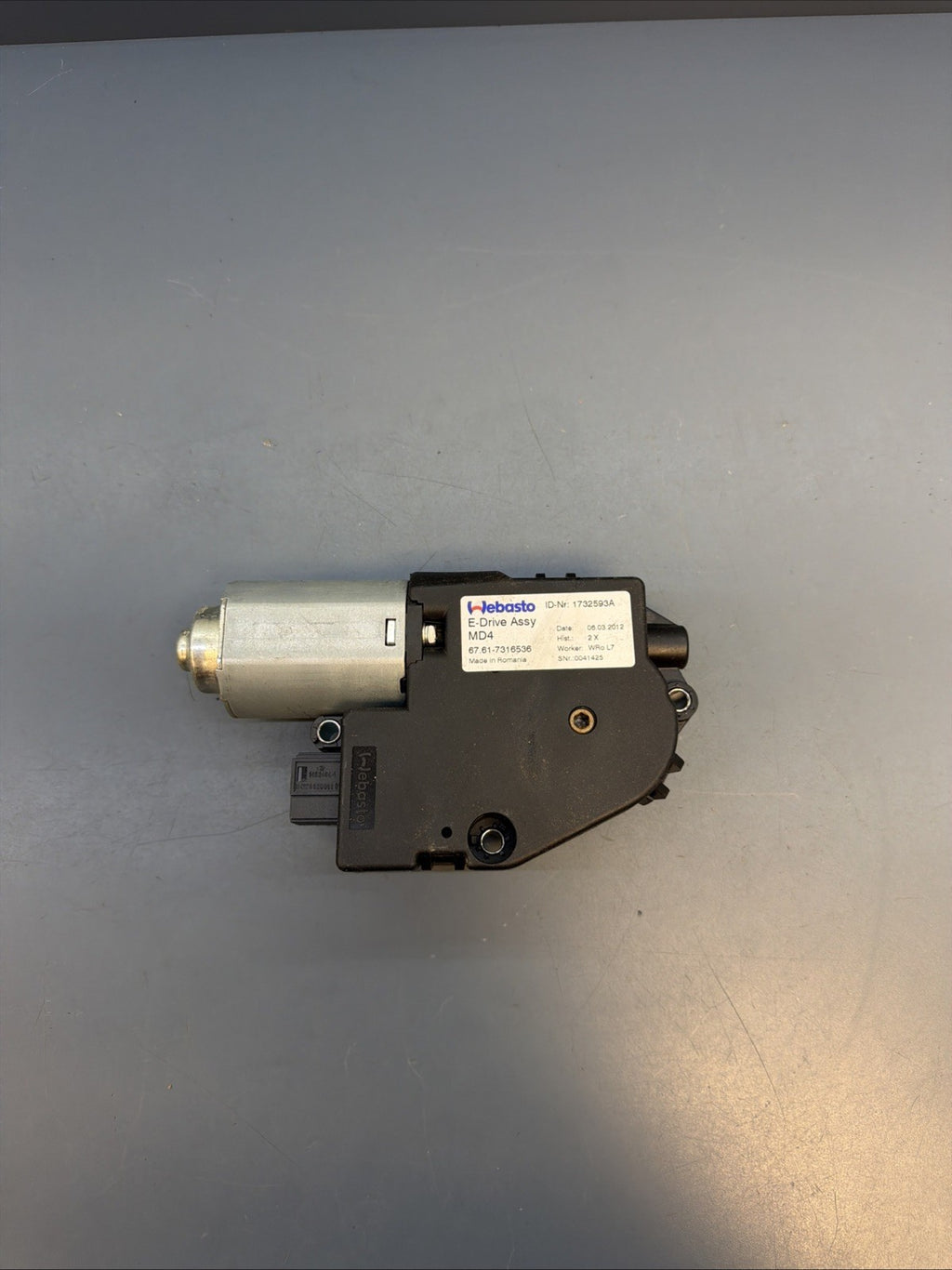 12-18 BMW 3-Series 320i 330i 340i 328i 335i F30 F31 Sun Roof Motor Drive 7316536