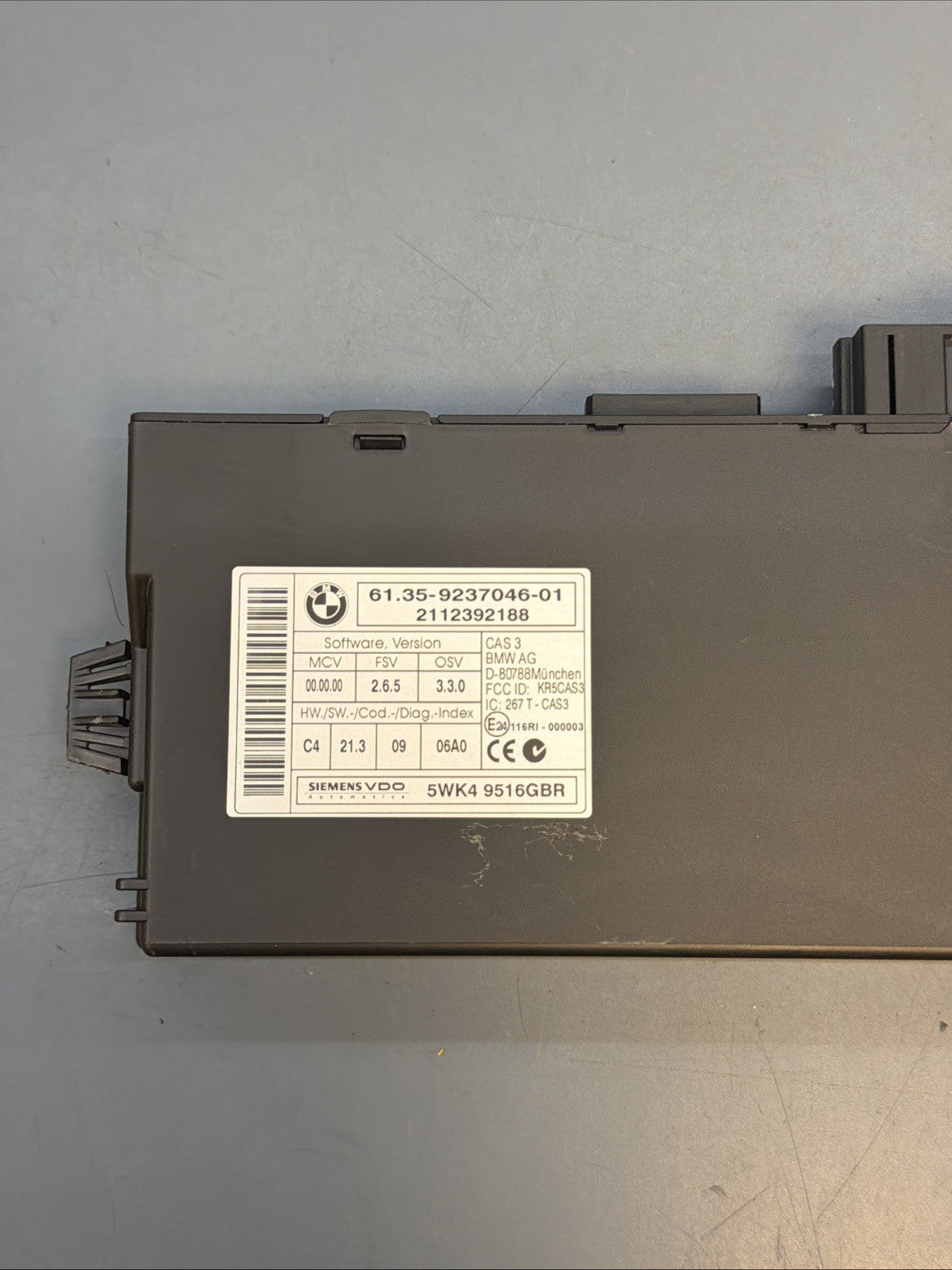 BMW E90 E93 328i ECU N52 3.0 Engine Computer Ignition Module Key MSV80 7624048