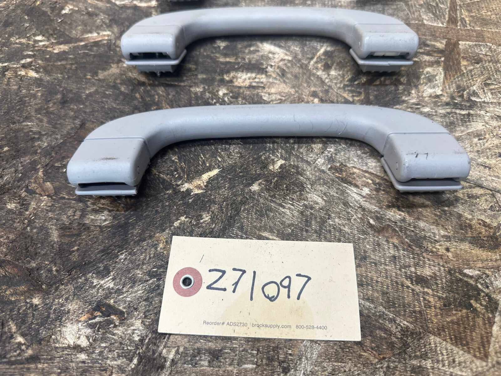 BMW 04-13 E90 3 SERIES INTERIOR GRAB HANDEL SET 4PC GRAY OEM 7033661+7033659